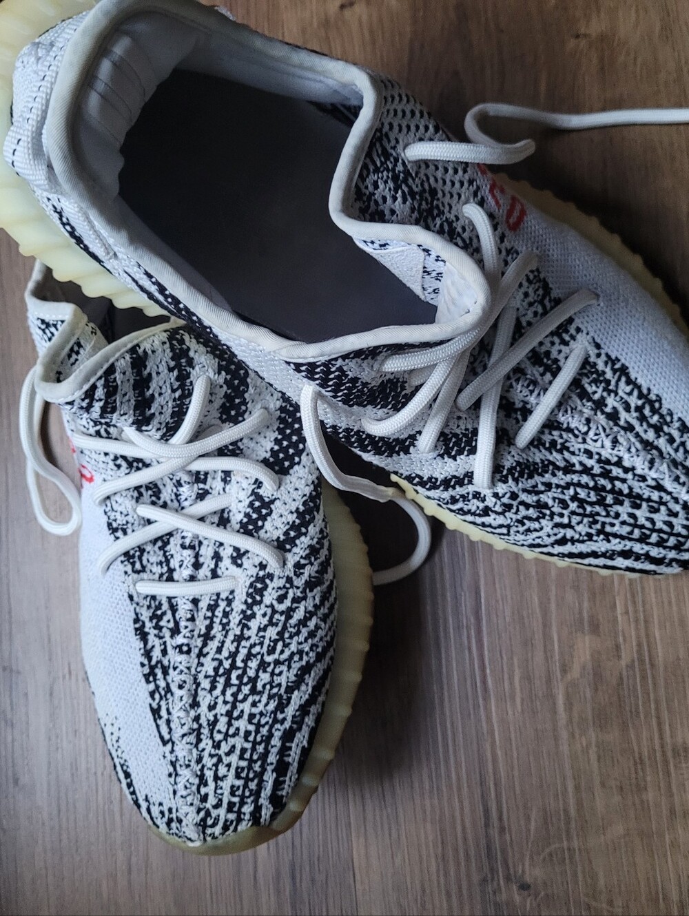 Adidas Boost Yeezy 350 V2 Mens Zebra Print